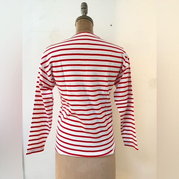 vintage deadstock ARMOR-LUX breton striped shirt MEDIUM made in france - Picture 5 of 12